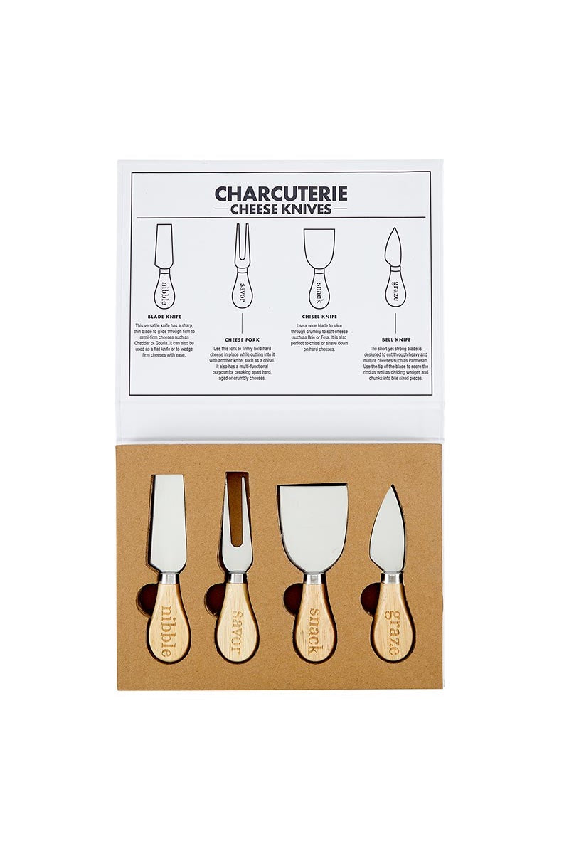 Charcuterie Cheese Knives Book Box