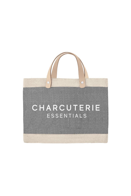 Charcuterie Essentials Mini Grey Market Tote