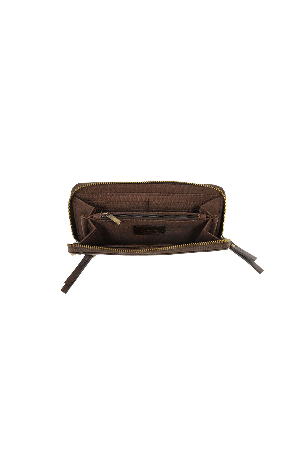 Chloe Zip Wallet Wristlet Dark Oak