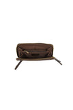 Chloe Zip Wallet Wristlet Dark Oak