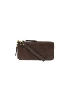 Chloe Zip Wallet Wristlet Dark Oak