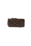 Chloe Zip Wallet Wristlet Dark Oak