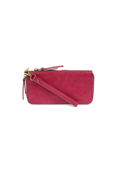 Chloe Zip Wallet Wristlet Orchid Flower
