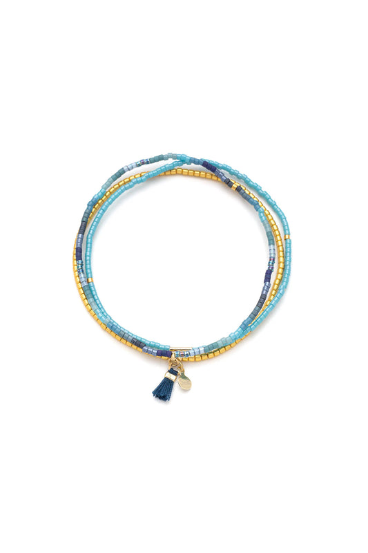 Chromacolor Miyuki Bracelet Trio Cobalt Multi