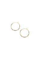 Chromacolor Miyuki Small Hoops Pewter