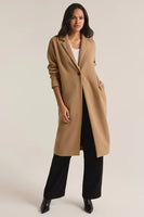 Classic Camel Mason Knit Coat