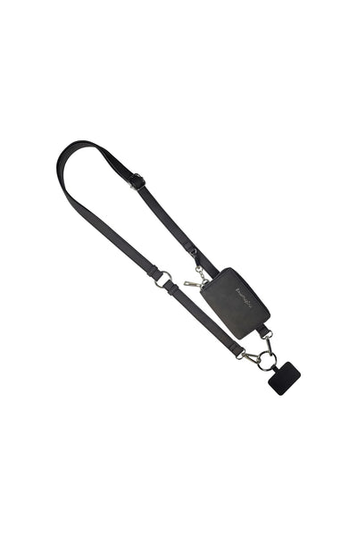 Clip & Go Vegan Leather Strap Black