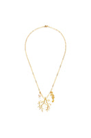Coral Charm Necklace