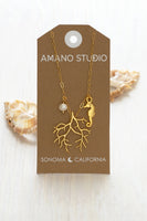 Coral Charm Necklace