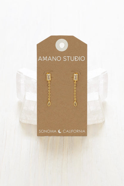 Cosmo Drop Stud Earrings