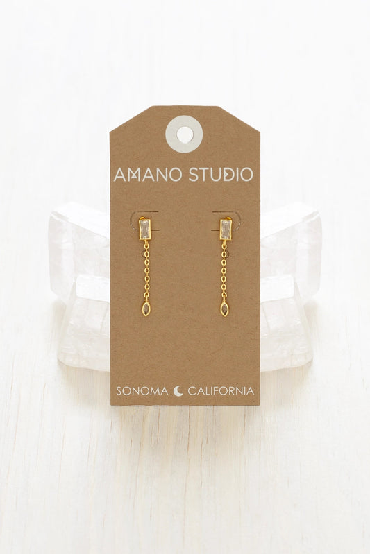 Cosmo Drop Stud Earrings