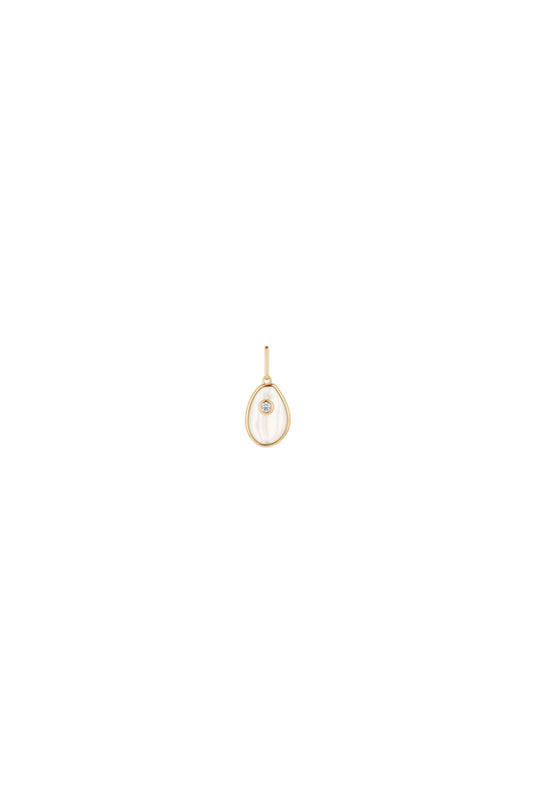 Cowrie Mother Of Pearl Shell Charm
