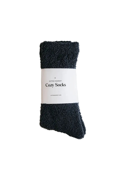Cozy Cloud Socks Charcoal