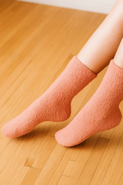 Cozy Cloud Socks Rosette