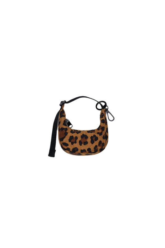 Crescent Bag Charm Leopard