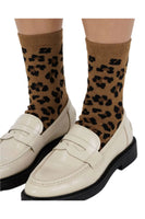 Crew Sock Dark Leopard