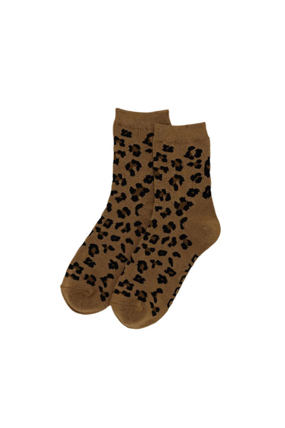 Crew Sock Dark Leopard