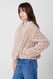 Cropped Faux Fur Jacket Angel Heart