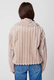 Cropped Faux Fur Jacket Angel Heart