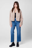 Cropped Faux Fur Jacket Angel Heart
