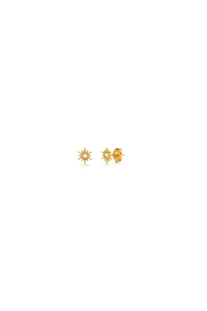Crystal Starburst Stud Earrings