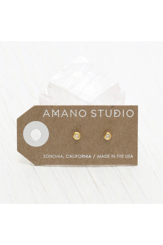 Terra Studs Crystal