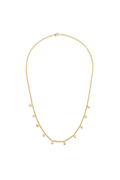 Crystal + Dot Necklace