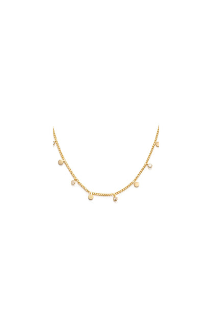 Crystal + Dot Necklace
