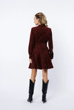 Laurie Faux Suede Mini Dress