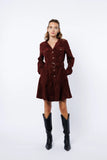 Laurie Faux Suede Mini Dress