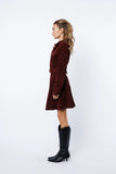 Laurie Faux Suede Mini Dress