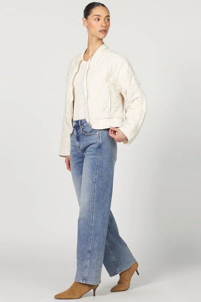 Maverick Quilted Jacket Whitecap Gray