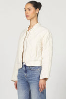 Maverick Quilted Jacket Whitecap Gray
