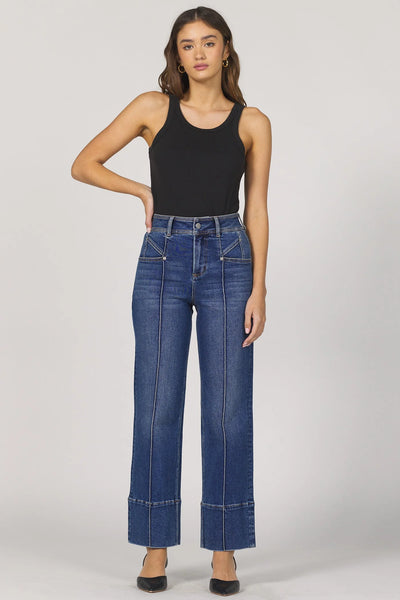 Holly Straight Leg Front Seam Jean