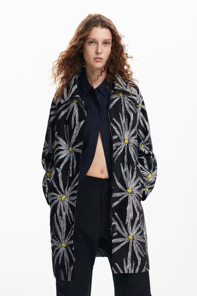 Daisy Print Coat