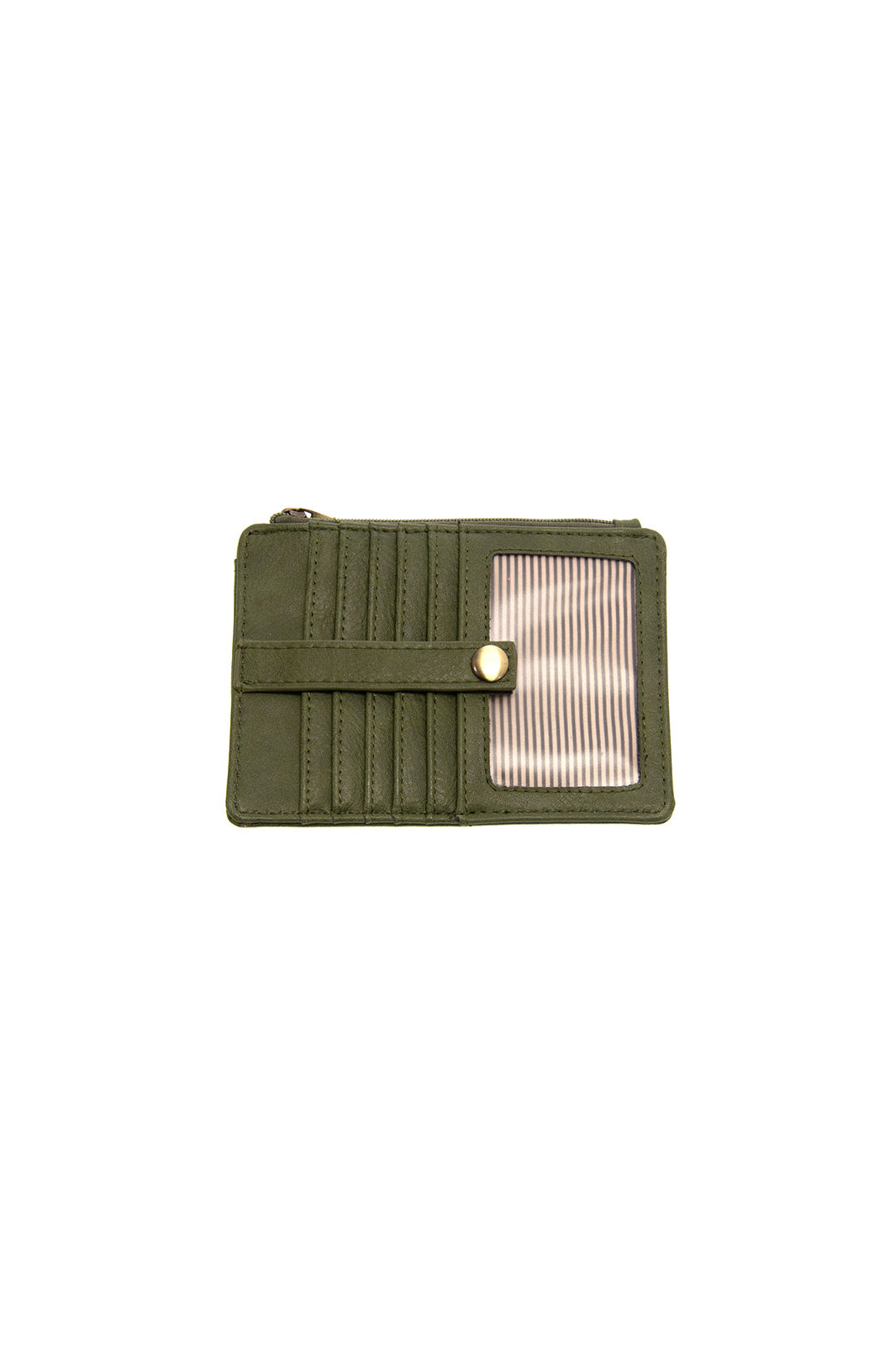 Dark Basil Penny Mini Travel Wallet