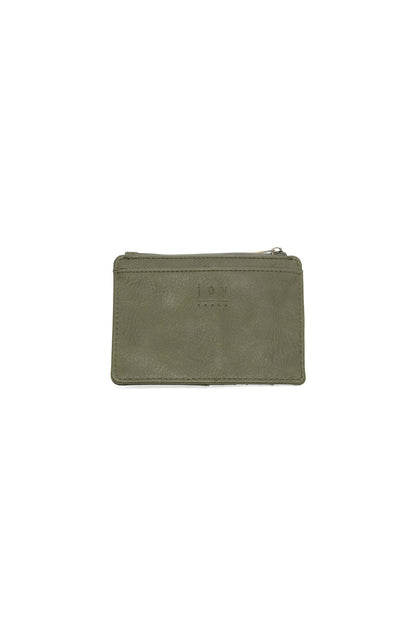 Dark Basil Penny Mini Travel Wallet