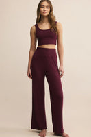 Dawn Smocked Rib Pant