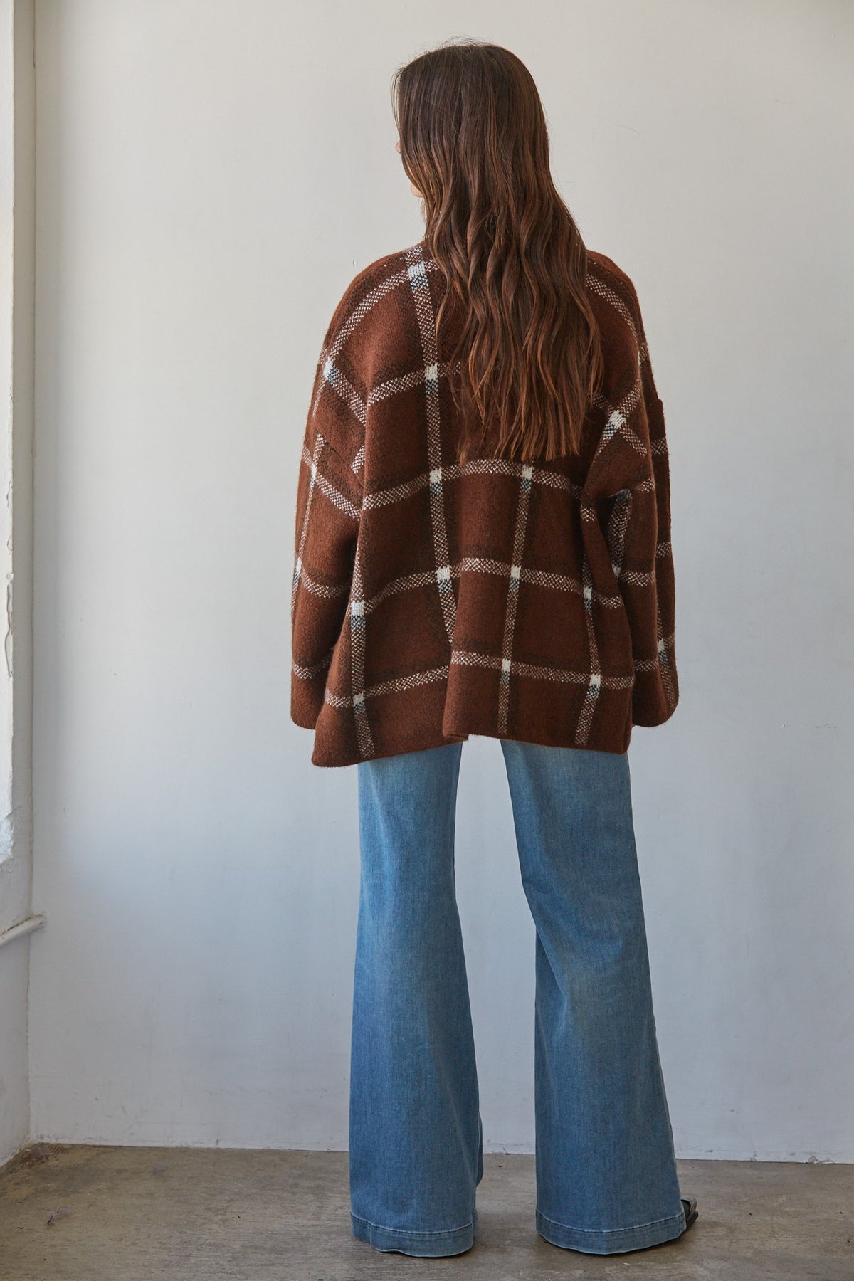 Delavan Plaid Cardigan