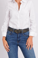 Demi Studded Belt Grey