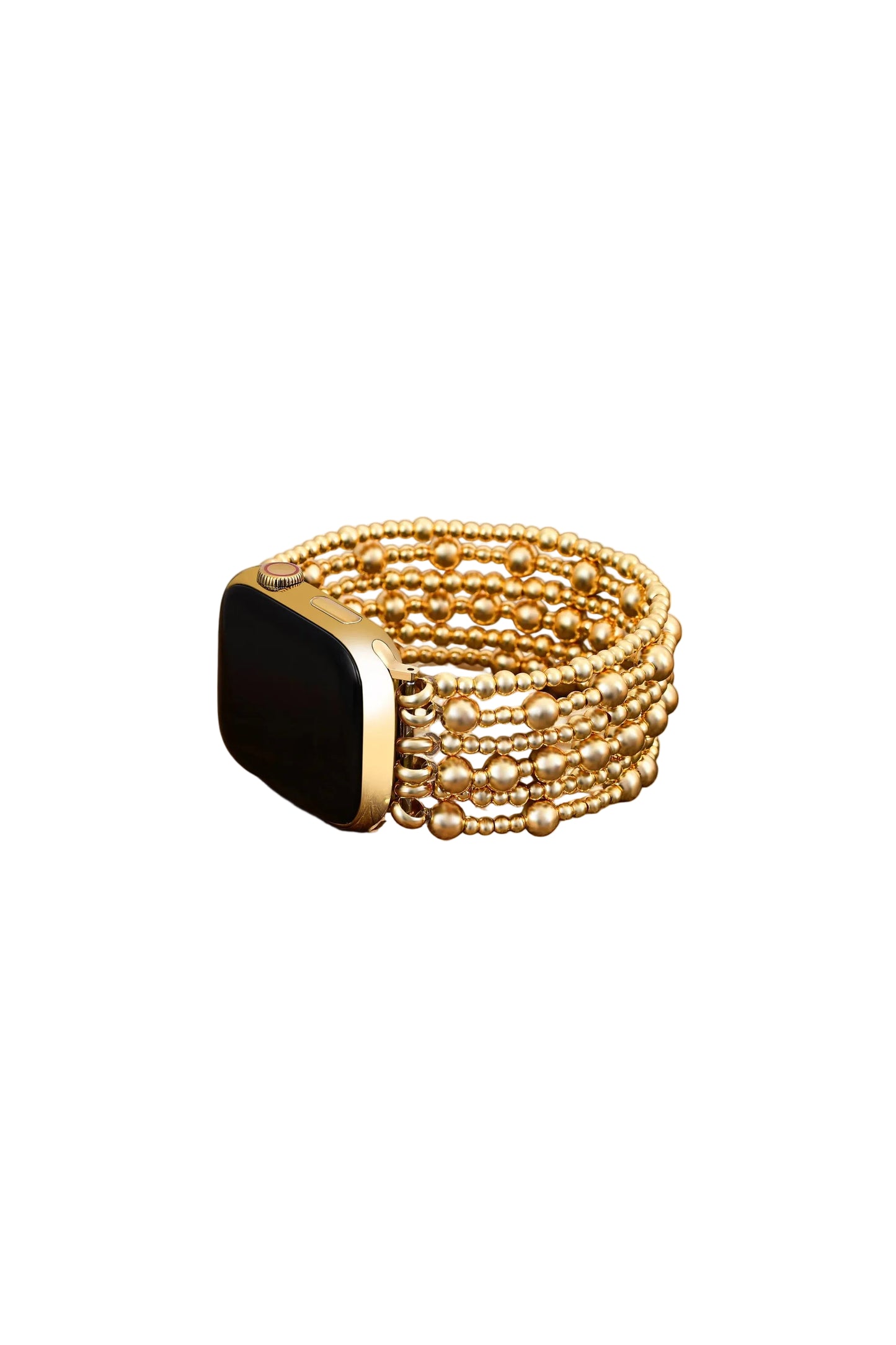 Demure Stretch Apple Watch Strap Golden