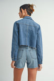 Denim Fray Jacket