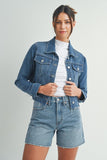 Denim Fray Jacket