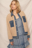 Denim Sherpa Jacket