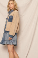 Denim Sherpa Jacket