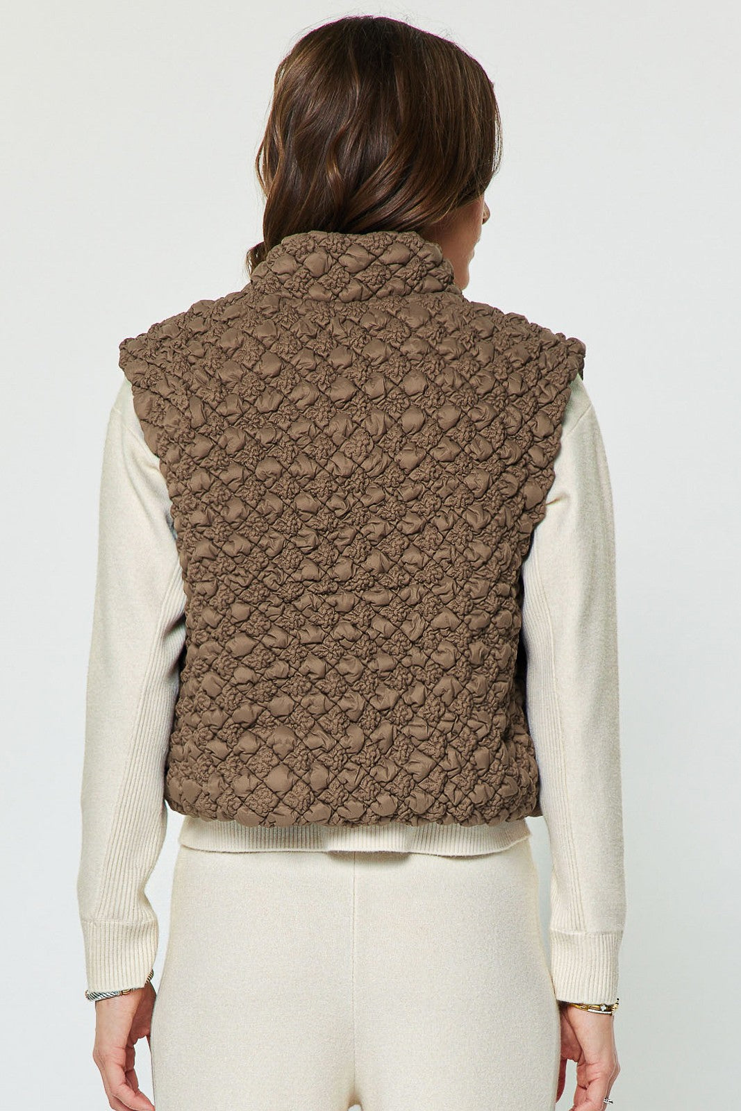 Diamond Quilted Puffer Vest