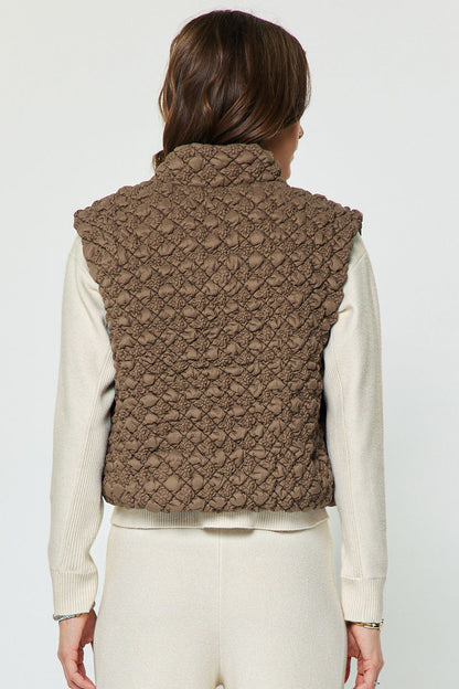 Diamond Quilted Puffer Vest