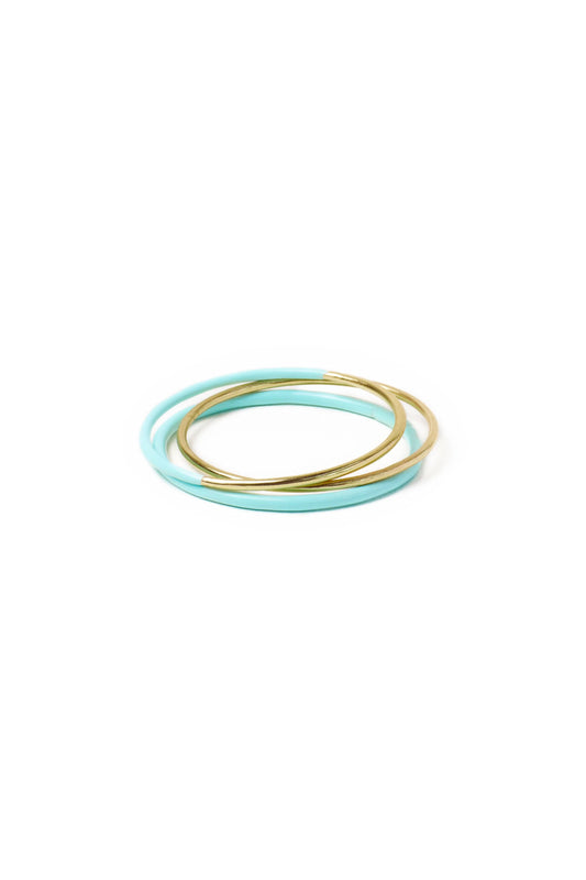 Diane Bangles Aqua Enamel