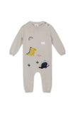 Dinosaur Knit Baby Jumpsuit