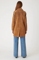Dirt Bike Suede Trench Coat